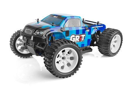 Monster Truck EMXT-1 1:10 Electric 4WD RTR 2,4GHz (niebieska kostka) - HIMOTO