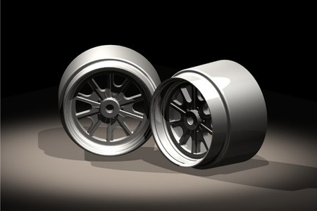 Felgi aluminiowe IQP kwadrat 18mm srebrne 02-22