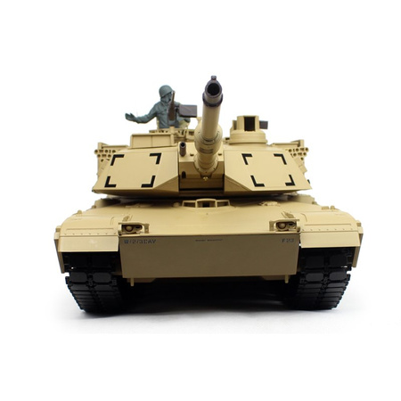 U.S. M1A2 ABRAMS DESERT czołg 1:16 V7.0 | 3918-1B-2,4GHz HENG LONG