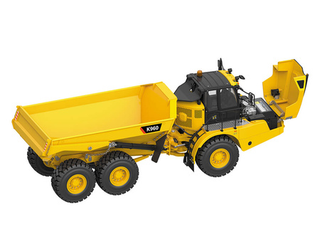 Ciężarówka Hydrauliczna Wywrotka Przegubowa RC 6x6 2,4GHz 1/20 Zdalnie Sterowana Maszyna Budowlana | CY960 HUINA TOYS