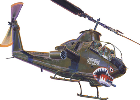 AH-1G Pale Rider 1:72 | B-02 MISTERCRAFT