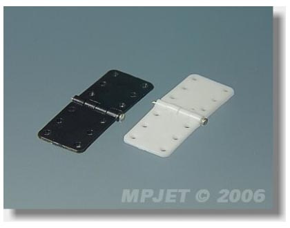 Zawias plastikowy 11x28mm 12szt. - mpj2501