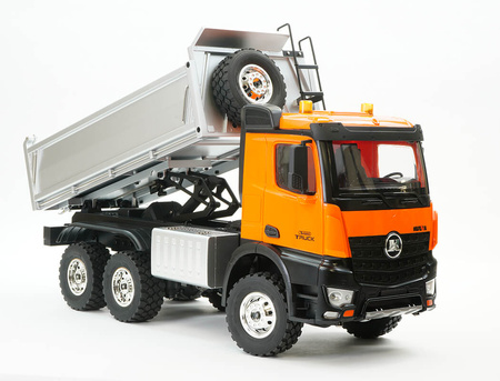 Wywrotka RC 2,4GHz 1/14 14CH Pomarańczowa Zdalnie Sterowana Maszyna Budowlana | CY1598 HUINA TOYS
