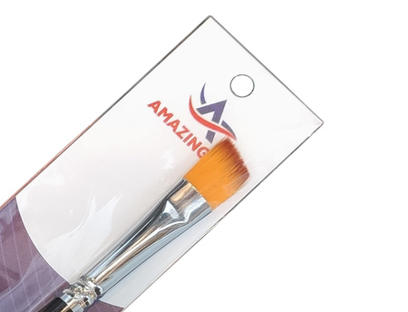 Pędzel płaski ścięty "6" | 13098 AMAZING ART