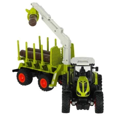 Traktor RC Zdalnie Sterowany Ciągnik Rolniczy z Podnośnikiem 1:24 2,4GHz Zabawka Farma