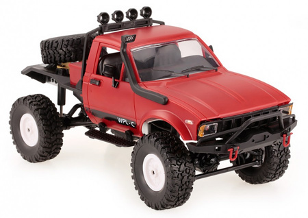 Samochód OFF-ROAD WPL C-14K 1:16 4x4 - KIT - Czerwony