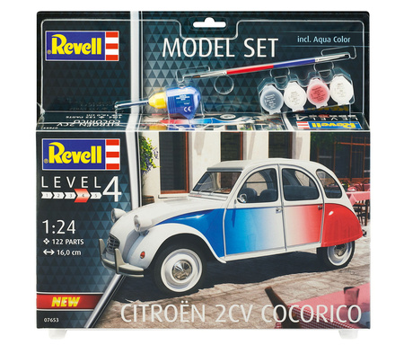Citroën 2CV Cocorico (model set) 1:24 | 67653 REVELL