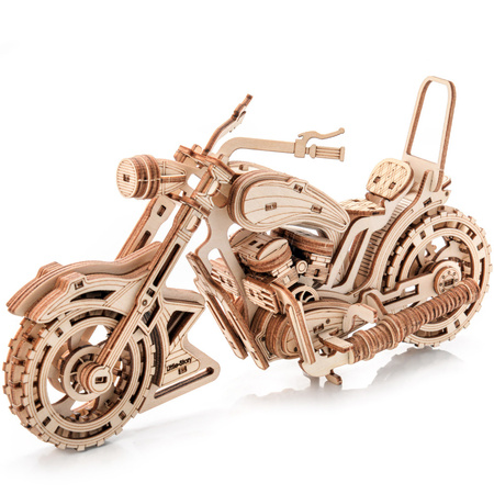 Little Story Drewniane Puzzle Model 3D Motocykl Yankee Chopper Motor 21x7,1x10,4cm | E024