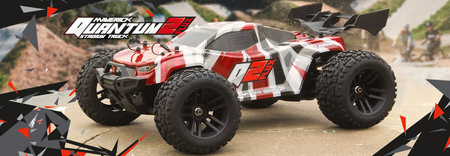 Maverick Quantum2 XT Flux Stadium Truck 4WD 1/10 Czerwony Samochód Zdalnie Sterowany Model RC | 150407