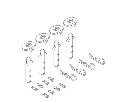 Słupki karoserii, komplet (CNT) - 205259