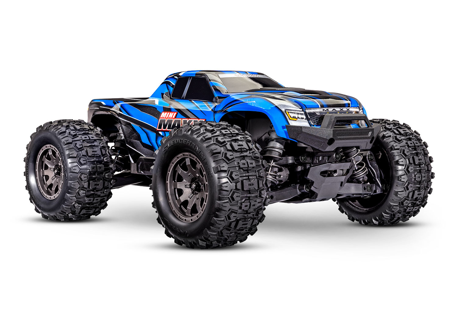 Traxxas Mini Maxx BL-2S 4WD 1:12 Niebieski Samochód Zdalnie Sterowany Model RC | 107154-1-BLUE pol_pl_Traxxas-Mini-Maxx-BL-2S-4WD-1-12-Niebieski-Samochod-Zdalnie-Sterowany-Model-RC-107154-1-BLUE-1014792_1