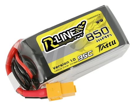 Akumulator LiPo 850mAh 14,8V 95C 4S1P XT60 R-Line | TAA8504S95XT6 TATTU