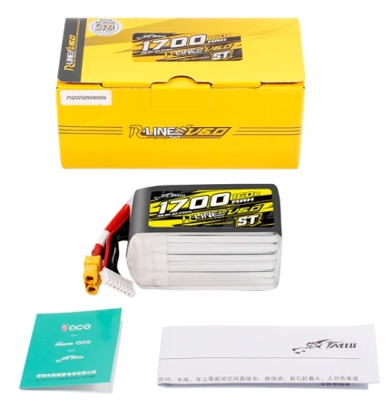 Akumulator LiPo 1700mAh 22,2V 160C 6S1P XT60 R-Line V6.0 ST Stick Version | TAA17006S16ST TATTU