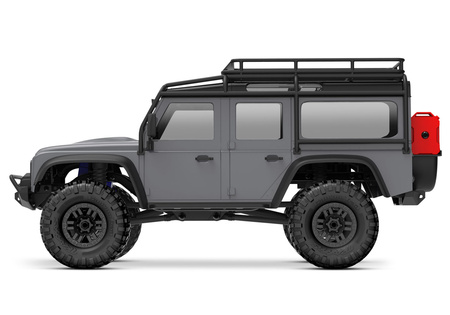 Traxxas TRX-4M Land Rover Defender 1/18 4x4 Crawler RC Srebrny Samochód Terenowy Zdalnie Sterowany | 97054-1-SLVR