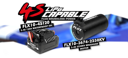 Maverick QuantumR Flux Muscle Truck 4WD 4S 1/8 Brushless (niebieski) | 150310 HPI