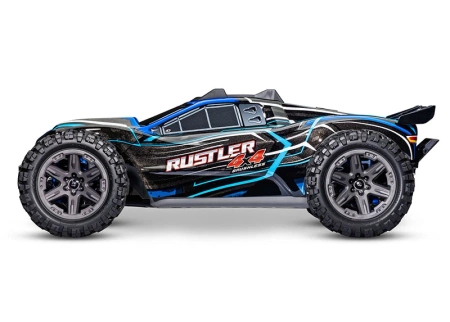 RUSTLER VXL 1:10 - bezszczotkowy BL-2s niebieski - 67164-4BLUE TRAXXAS