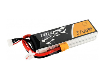 Pakiet LiPo 3700mAh 14,8V 4S 45C - GENS ACE & TATTU