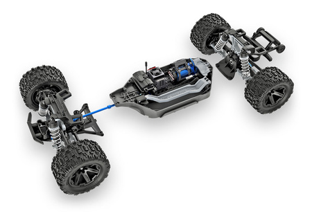 Traxxas Rustler 4X4 Brushless Bezszczotkowy 1:10 2,4GHz Różowy Samochód Zdalnie Sterowany Model RC | 67464-4