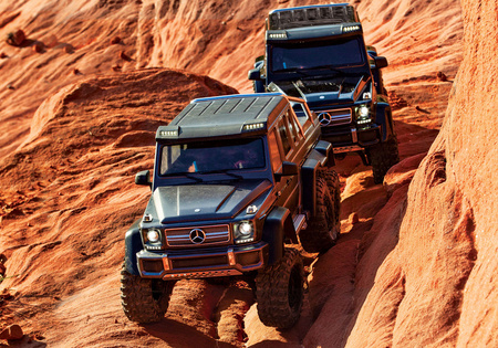 Traxxas TRX-6 Mercedes-Benz G 63 AMG 6X6 1:10 Srebrny Model RC Samochód Zdalnie Sterowany | 88296-4-SLVR