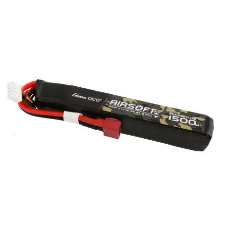 Pakiet LiPo Airsoft Gun 1500mAh 11,1V 3S1P 25C Dean-T | GEA15003S25D GENS ACE