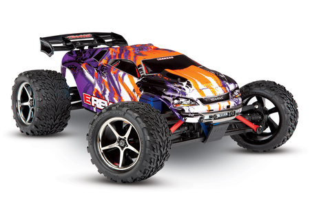 Traxxas E-Revo VXL TSM Bezszczotkowy 1/16 Purpurowy Model Zdalnie Sterowany | 71076-8-PRPL