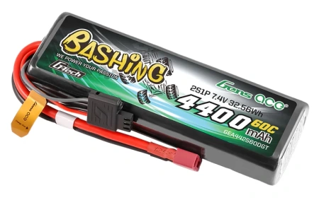 Akumulator LiPo 4400mAh 7,4V 60C 2S1P Hardcase Dean-T Bashing G-Tech | GEA442S60DGT GENS ACE