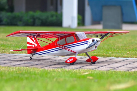 Samolot Zdalnie Sterowany Super Decathlon V2 Model RC KIT 1400mm Czerwony | OMPP002R OMP HOBBY