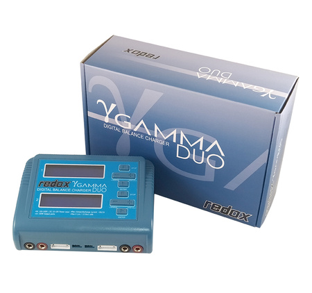 Ładowarka Dwuportowa Redox Gamma Duo z Wbudowanym Zasilaczem 2x 120W 10A