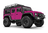 Traxxas TRX-4M Land Rover Defender 1/18 4x4 Crawler RC Różowy Samochód Terenowy Zdalnie Sterowany | 97054-1-PINK