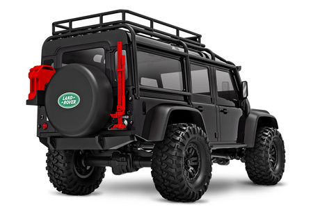 Traxxas TRX-4M Land Rover Defender 1/18 4x4 Crawler RC Czarny Samochód Terenowy Zdalnie Sterowany | 97054-1-BLK