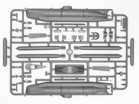U-Boat XXVIIIb Seehund 1:72 | S007 ICM
