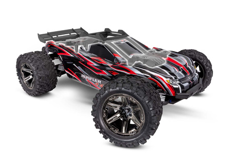 RUSTLER 4X4 VXL TSM 1/10 (czerwony) | 67376-4-RED TRAXXAS