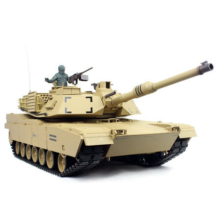 U.S. M1A2 ABRAMS DESERT czołg 1:16 V7.0 | 3918-1B-2,4GHz HENG LONG