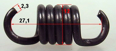 Sprężyna sprzęgła dla silników Zenoah - FG 7317/08