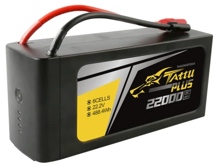 Akumulator LiPo 22000mAh 22,2V 25C 6S1P AS150+XT150 Plus | TAA22K6SP25AX TATTU