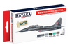 Zestaw farb akrylowych (Modern Polish Air Force Paint Set Vol.1) | HTK-AS17 HATAKA