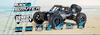 BlackZon Smyter DB Desert Buggy 1/12 4WD Niebieski Samochód Zdalnie Sterowany Model RC | 540115