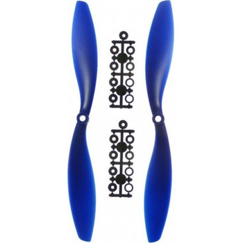 Komplet 2 śmigieł (CW + CCW) 10x4.5 - GPX Extreme blue