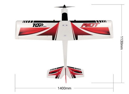 Samolot Riot 1400mm Trener RTF | TOP049E TOP RC HOBBY