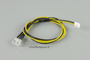 Proste Oświetlenie LED - Żółte (2 DIODY 5mm) - QS1101144YW