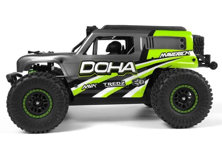 Maverick Doha 1/20 4WD Electric Truck Zielony Samochód Zdalnie Sterowany Model RC | 150703