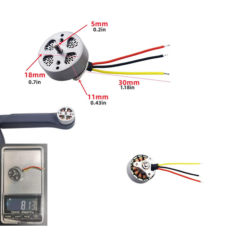 Silnik elektryczny bezszczotkowy Syma Z6 PRO | SYMA