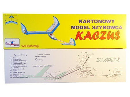 KACZUŚ - model szybowca do startu z ręki