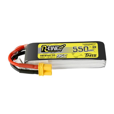 Akumulator LiPo 550mAh 7,4V 95C 2S1P XT30 R-Line | TAA5502S95XT3 TATTU