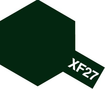 Farba akrylowa XF-27 BLACK GREEN 23ml - Tamiya 81327