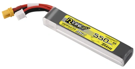 Akumulator LiPo 550mAh 7,4V 95C 2S1P XT30 R-Line Long-Pack | TAA2S55095XT3L TATTU