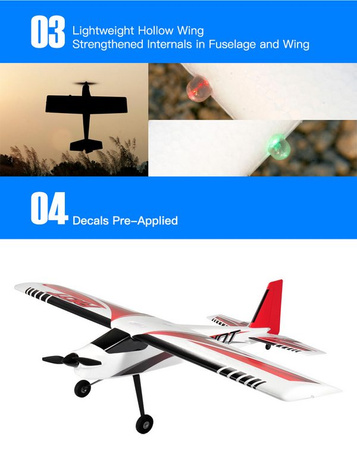 Samolot Riot 1400mm Trener RTF | TOP049E TOP RC HOBBY