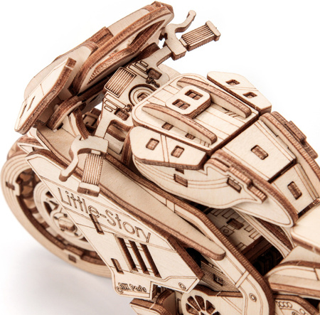 Little Story Drewniane Puzzle Model 3D Motocykl Grand Prix Motor 17,5x6,8x10cm | E021