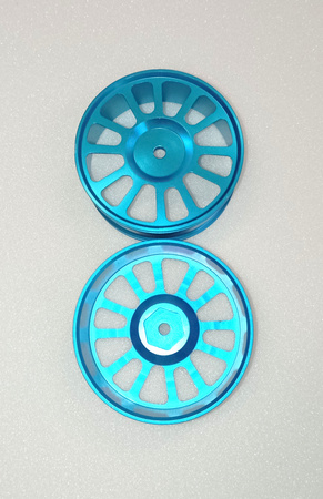 HSP 85605 - felgi aluminiowe niebieskie 2szt - HEX 12MM