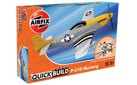 QUICKBUILD P-51D Mustang Samolot z Klocków | J6016 AIRFIX